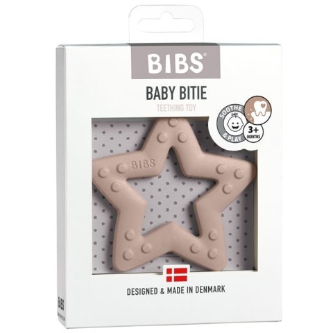 BIBS BABY BITIE STAR BLUSH gryzak dla niemowlaka