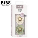 BIBS BOHEME 2-PACK IVORY & SAGE S Smoczek Uspokajający kauczuk Hevea