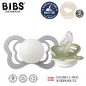 BIBS COUTURE 2-PACK SAGE NIGHT & CLOUD NIGHT M Smoczek Anatomiczny silikonowy