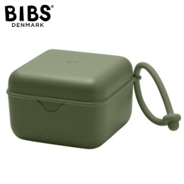 BIBS PACIFIER BOX HUNTER GREEN 2 w 1 etui do smoczków oraz pojemnik do sterylizacji smoczków