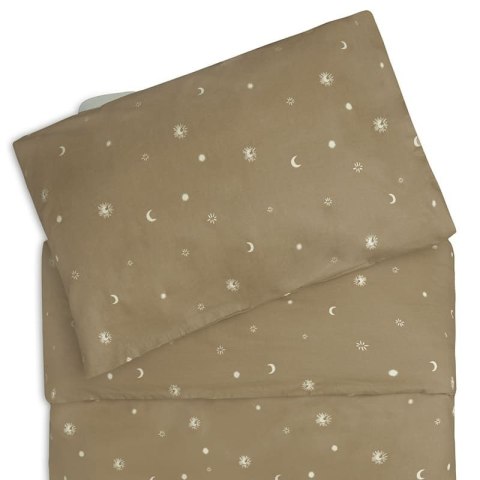 Jollein pościel dziecięca poszewki 140x100 cm/60x40 cm STARGAZE Biscuit
