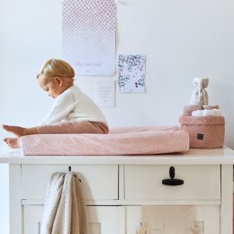 Jollein - pokrowiec na przewijak Jersey 50 x 70 cm SNAKE Pale Pink