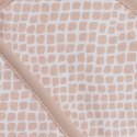 Jollein ręcznik z kapturkiem dla Niemowlaka 75x75 cm SNAKE Pale Pink