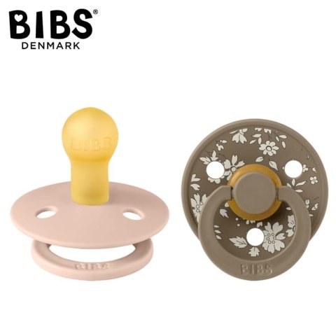 BIBS LIBERTY COLOUR 2-PACK CAPEL BLUSH S Smoczek uspokajający kauczuk Hevea