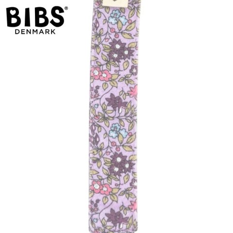 BIBS LIBERTY PACIFIER CLIP CHAMOMILE LAWN VIOLET SKY zawieszka do smoczków 100% organic cotton