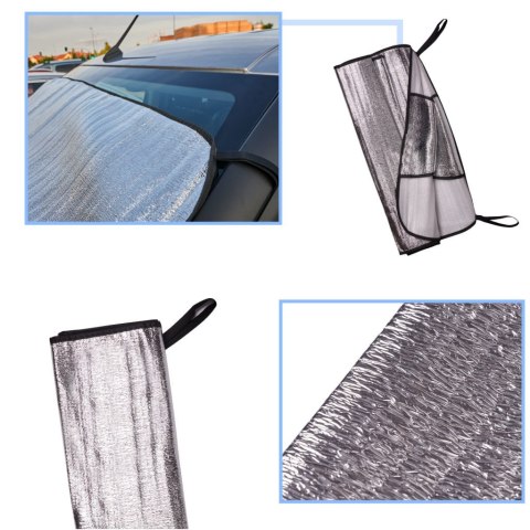Mata osłona na szybę antyszronowa przeciwsłoneczna samochodowa na przednią szybę