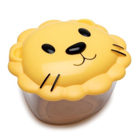 Melii - 2 sensoryczne pojemniki na przekąski Shark & Lion