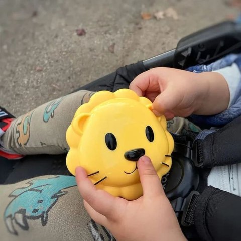 Melii - 2 sensoryczne pojemniki na przekąski Shark & Lion