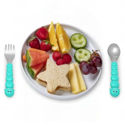 Melii - 2 zestawy sztućców - Shark & Bear