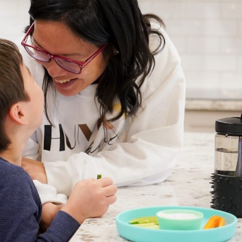 Melii 6 silikonowych pojemników na jedzenie RAINBOW