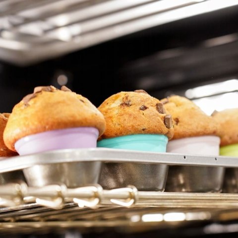 Melii 6 silikonowych pojemników na jedzenie RAINBOW