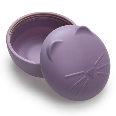 Melii - sensoryczna miseczka silikonowa z pokrywką Cat