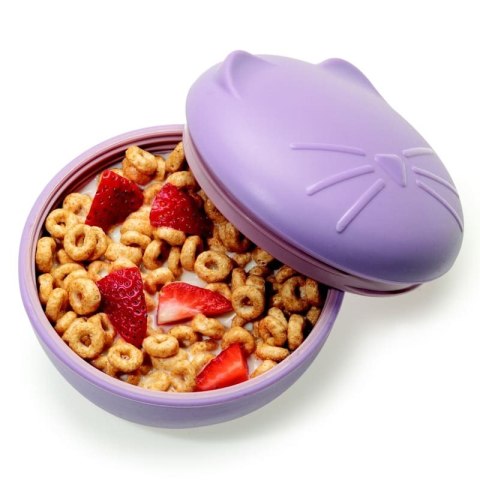 Melii - sensoryczna miseczka silikonowa z pokrywką Cat