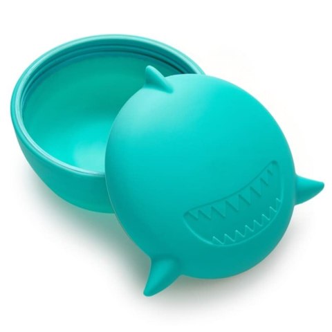 Melii - sensoryczna miseczka silikonowa z pokrywką Shark
