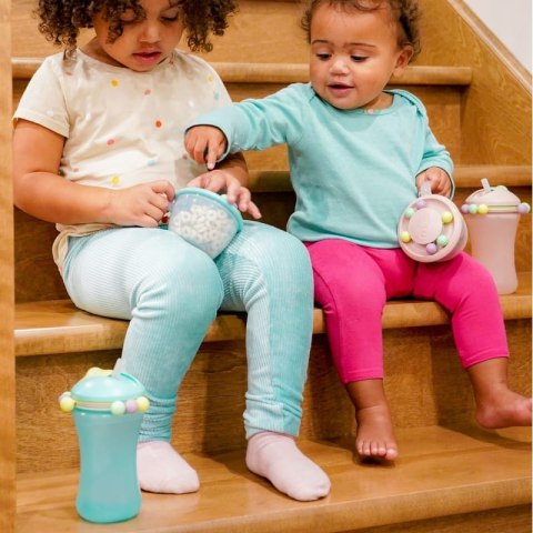 Melii - sensoryczny bidon ze słomką ABACUS Blue