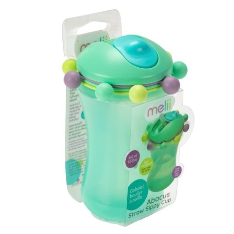 Melii - sensoryczny bidon ze słomką ABACUS Mint