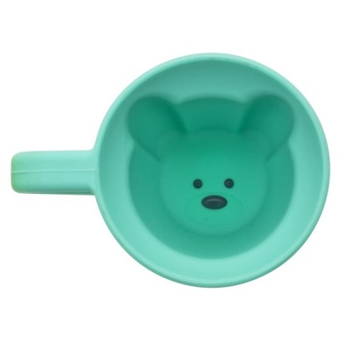 Melii - sensoryczny kubeczek silikonowy z uchwytem 200 ml Bear Blue
