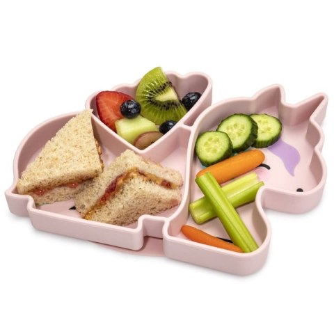 Melii - trójdzielny talerzyk silikonowy z przyssawką Unicorn