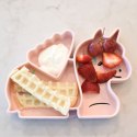Melii - trójdzielny talerzyk silikonowy z przyssawką Unicorn