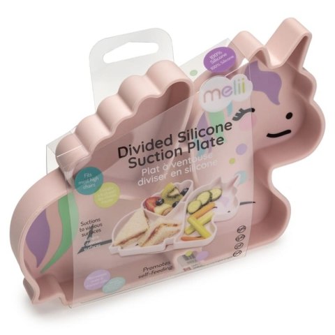 Melii - trójdzielny talerzyk silikonowy z przyssawką Unicorn
