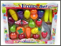 Owoce do krojenia 30 sztuk w pudełku + tacka HIPO