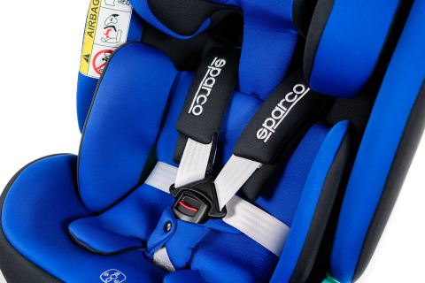SK3000i SPARCO i-Size 40-150cm 0-12 lat IsoFix obrotowy 360 fotelik samochodowy - Szary