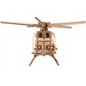 Drewniane puzzle mechaniczne 3d wooden.city - helikopter WOODEN CITY