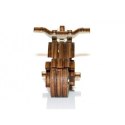 Drewniane puzzle mechaniczne 3d wooden.city - mini chopper WOODEN CITY