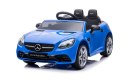 Jeździk na akumulator Mercedes BENZ SLC300 Cabrio dźwięki, światła, pilot - niebieski