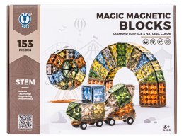 Konstrukcyjne Klocki Magnetyczne 153 Elementy