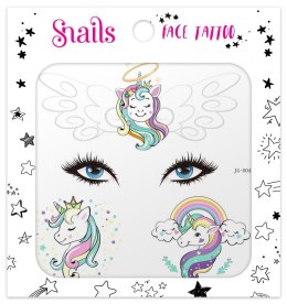 Naklejki na twarz Face Tattoo Snails - Unicorn Star