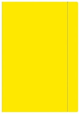Teczka z gumką A4+ Fluo żółta INTERDRUK p10
