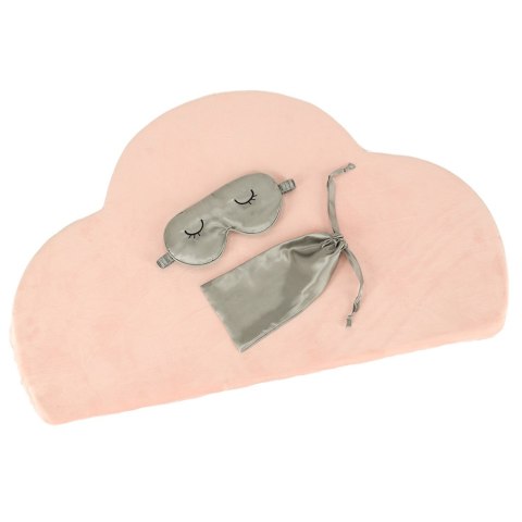 Opaska na oczy maska do spania w pokrowcu szara