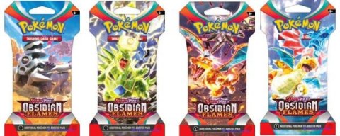 Pokemon TCG: Scarlet & Violet - Obsidian Flames - Sleeved Booster Box kart blister p24 cena za 1 szt