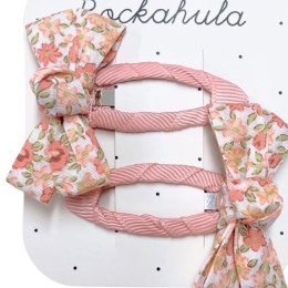 Rockahula Kids - 2 spinki do włosów Margot Floral Twisty Bow