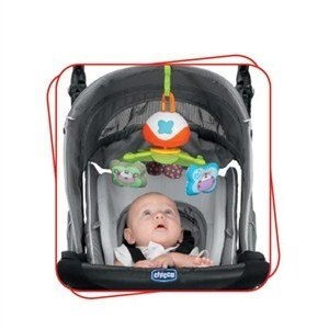 Chicco Tańczące Zwierzęta - karuzela do wózka 0m+ 09030