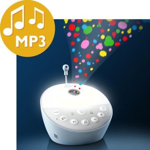 Philips Avent SCD580/00 Niania Elektroniczna - lampka , projektor , wibracje , termometr