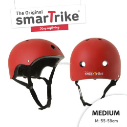 Kask rowerowy Smart Trike - rozmiar M 5lat+ czerwony