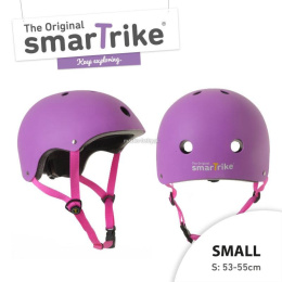 Kask rowerowy Smart Trike - rozmiar S 2lat+ fioletowy