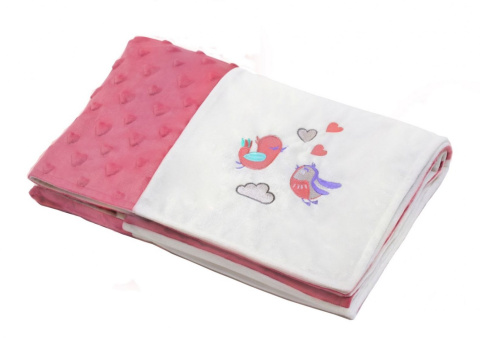 Miękki kocyk patchwork minky 0m+ 75x100cm Baby Ono 1411