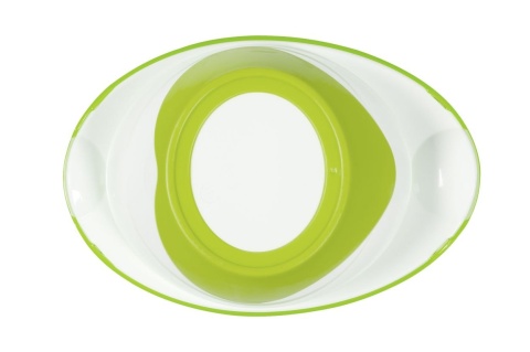 Miseczka z łyżeczką i widelcem 6m+ Baby Ono 1064