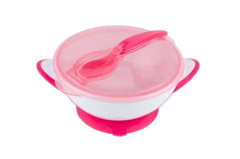 Miseczka z przyssawką i łyżeczką 6m+ Baby Ono 1063