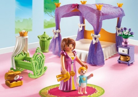 NIEBIAŃSKA SYPIALNIA PLAYMOBIL 6851