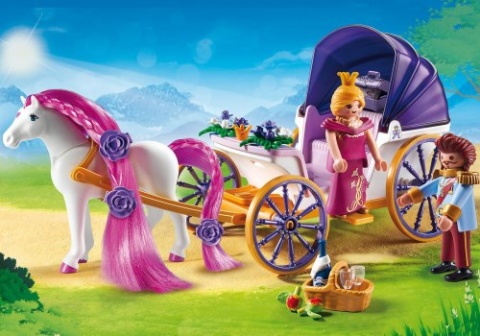 PARA KRÓLEWSKA Z KARETĄ PLAYMOBIL 6856