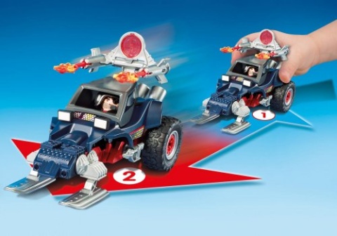 POJAZD PŁOZOWY Z PIRATEM POLARNYM PLAYMOBIL 9058