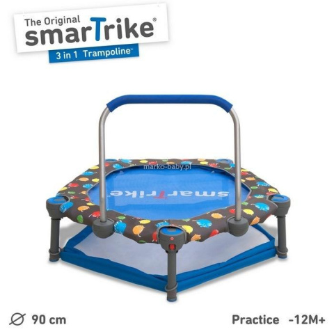 Trampolina składana/basen z piłeczkami 3w1 90cm 10m+