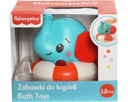 Fisher-Price Zabawka do kąpieli Słonik do puszczania baniek CFGMBT016B