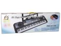 Keyboard z Mikrofonem Instrument Muzyczny Czarny