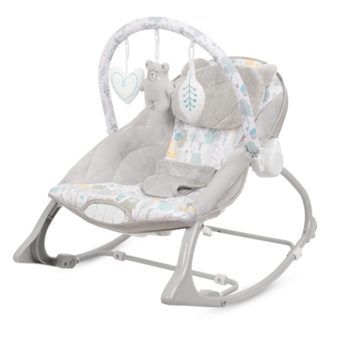 PINO Kidwell Leżaczek bujaczek z wibracjami i melodyjkami - Forest