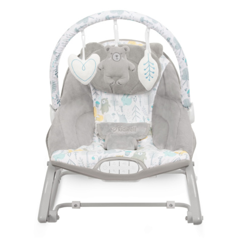 PINO Kidwell Leżaczek bujaczek z wibracjami i melodyjkami - Forest